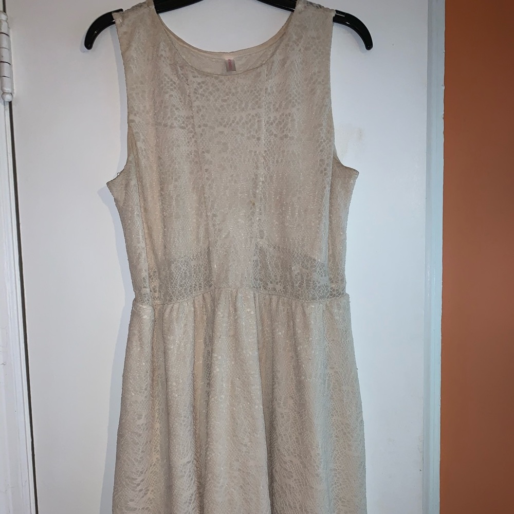 Cream Dress